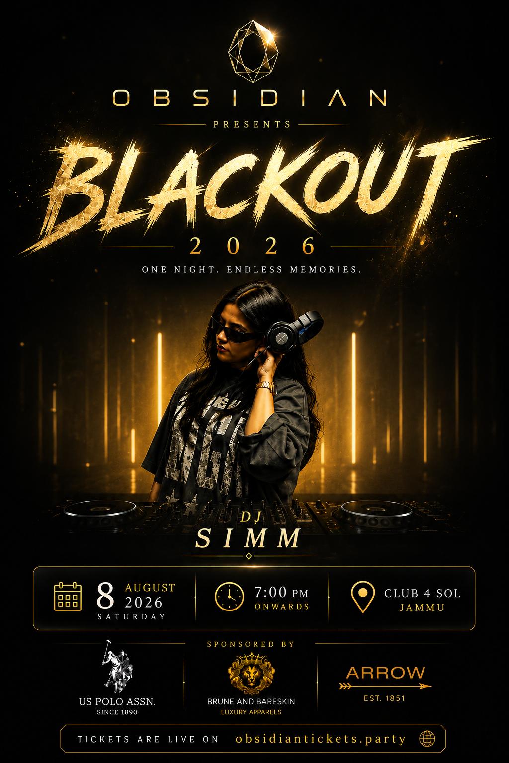 Blackout 2026 — Obsidian Presents